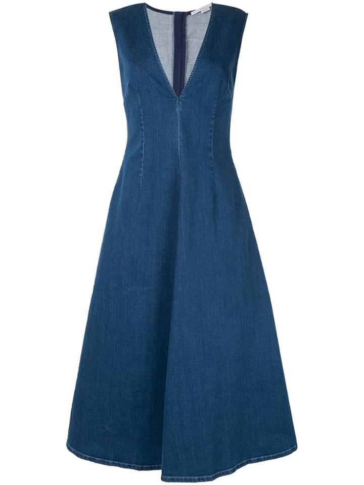 Stella Mccartney Ella Denim Dress - Blue