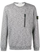Stone Island Zipped Pocket Sweatshirt - Grey