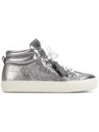 Tod's Tassel Trim Hi-top Sneakers - Metallic
