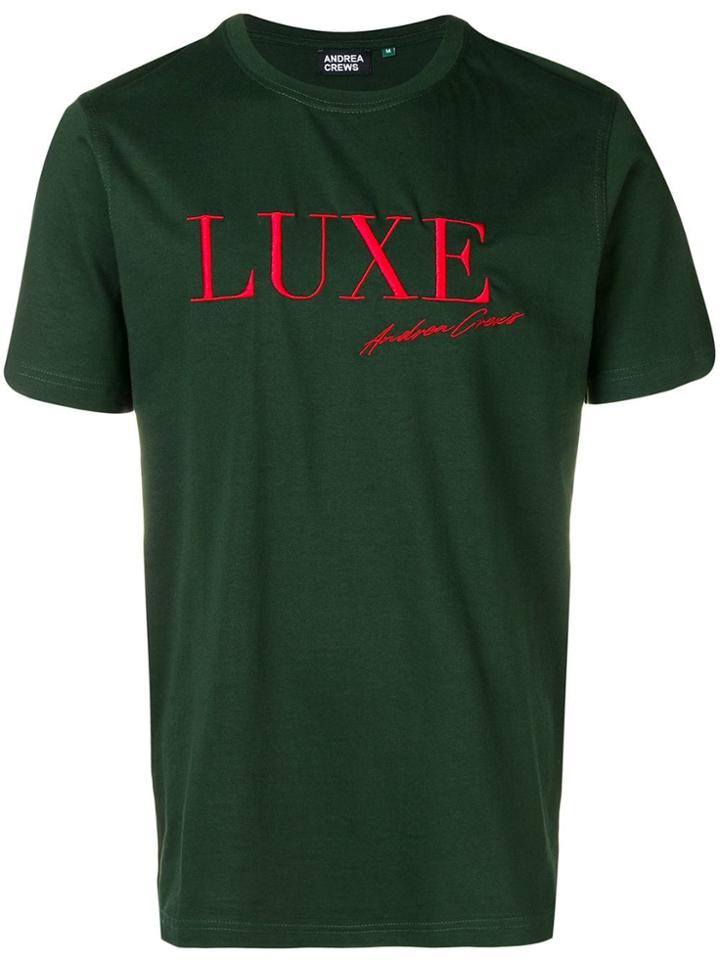 Andrea Crews Graphic Print T-shirt - Green