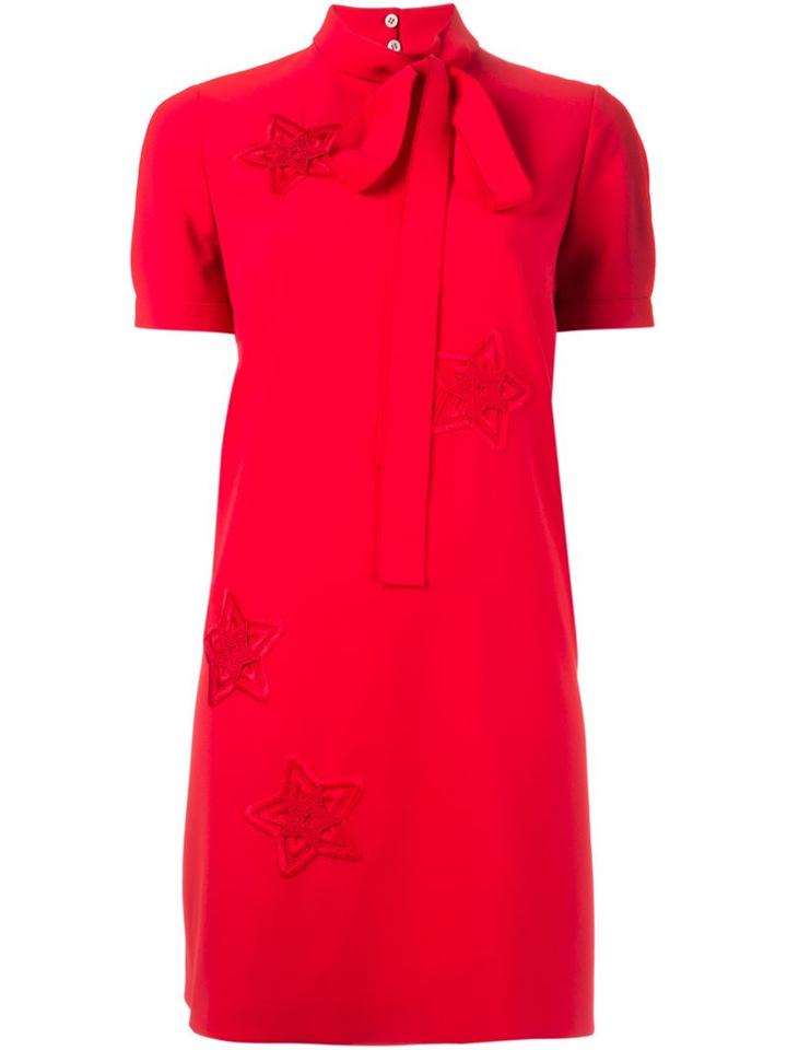 No21 Star Appliqué Shift Dress