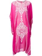 Trina Turk Kaftan Dress, Women's, Pink/purple, Silk