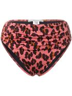 Stella Mccartney Leopard-print Bikini Bottom - Pink