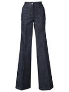 Derek Lam Bootcut Jeans, Women's, Size: 40, Blue, Cotton/spandex/elastane