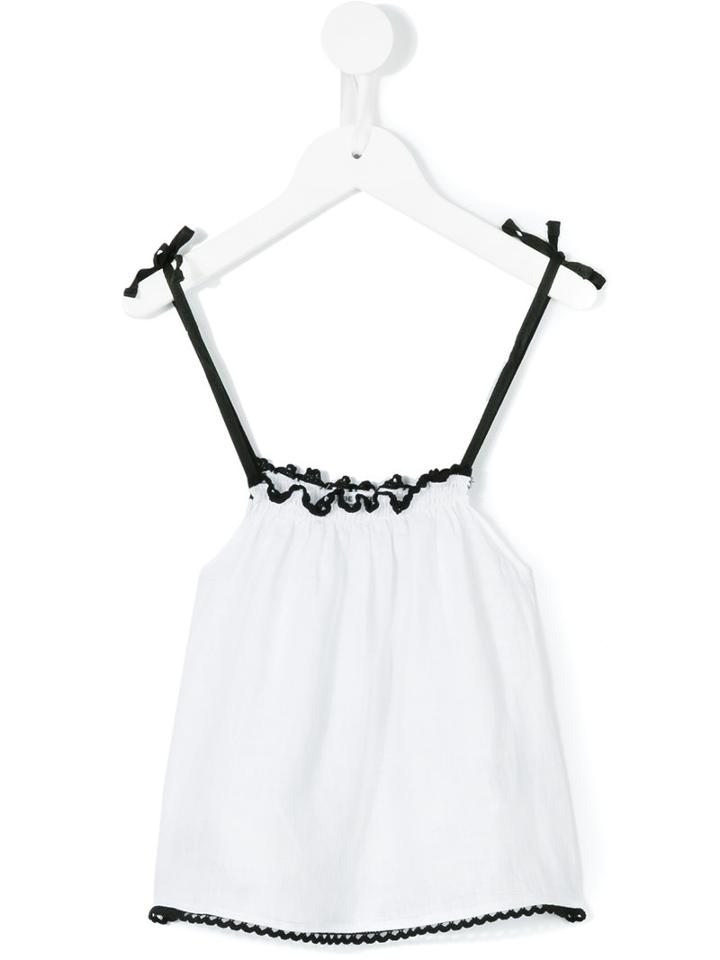 Babe And Tess - Lin Dress - Kids - Linen/flax - 6 Mth, White