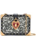 Dolce & Gabbana Lace Box Shoulder Bag - Black