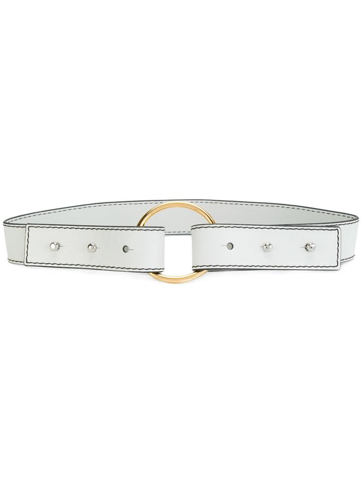 Marni O-ring Buckle Belt - White