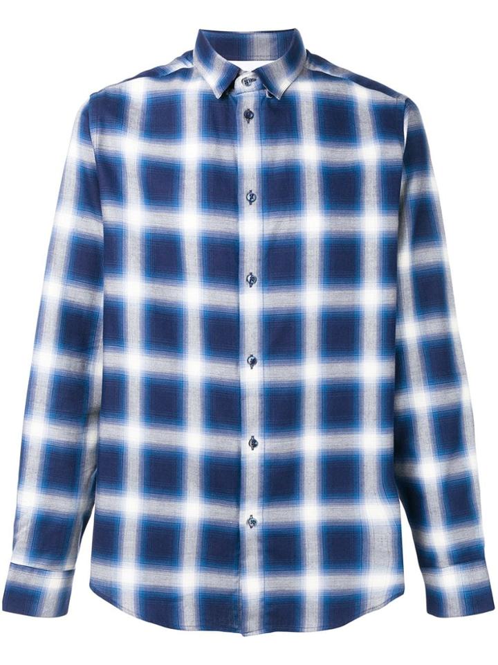 Natural Selection Slate Checked Shirt - Blue