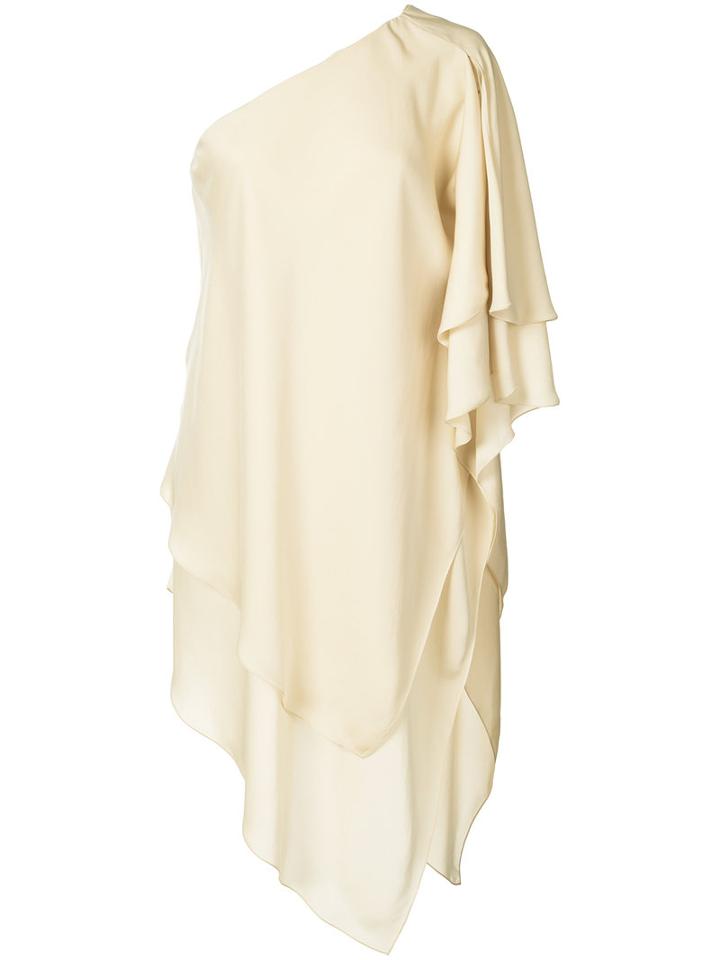 Ralph Lauren Collection - Chiffon Top - Women - Polyester - 8, Nude/neutrals, Polyester