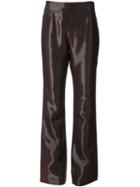 Jean Louis Scherrer Pre-owned High Shine Trousers - Red