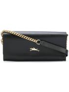 Longchamp Chain Strap Clutch - Black