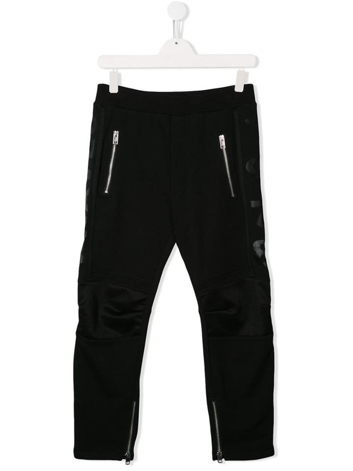 Diesel Kids Zip Cuff Joggers - Black