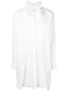 Isabel Marant Étoile Frill-collar Shirt Dress - White