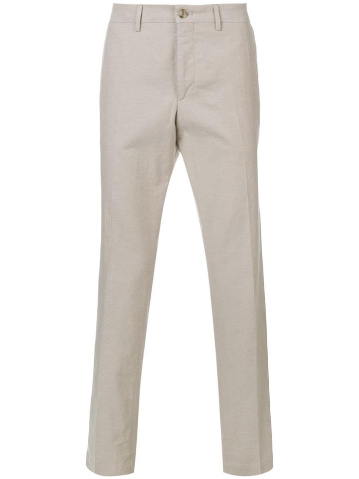 Boss Hugo Boss Straight-leg Trousers - Neutrals