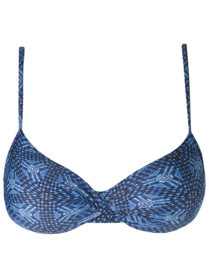 Lygia & Nanny Abstract Print Bikini Top