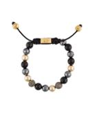 Nialaya Jewelry Beaded Diamond And Sapphire Bracelet