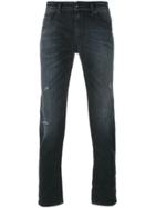 Diesel Distressed Slim Fit Jeans - Grey