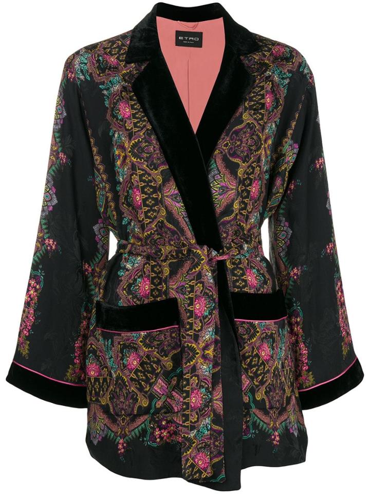 Etro Giacca Jade Robe - Black