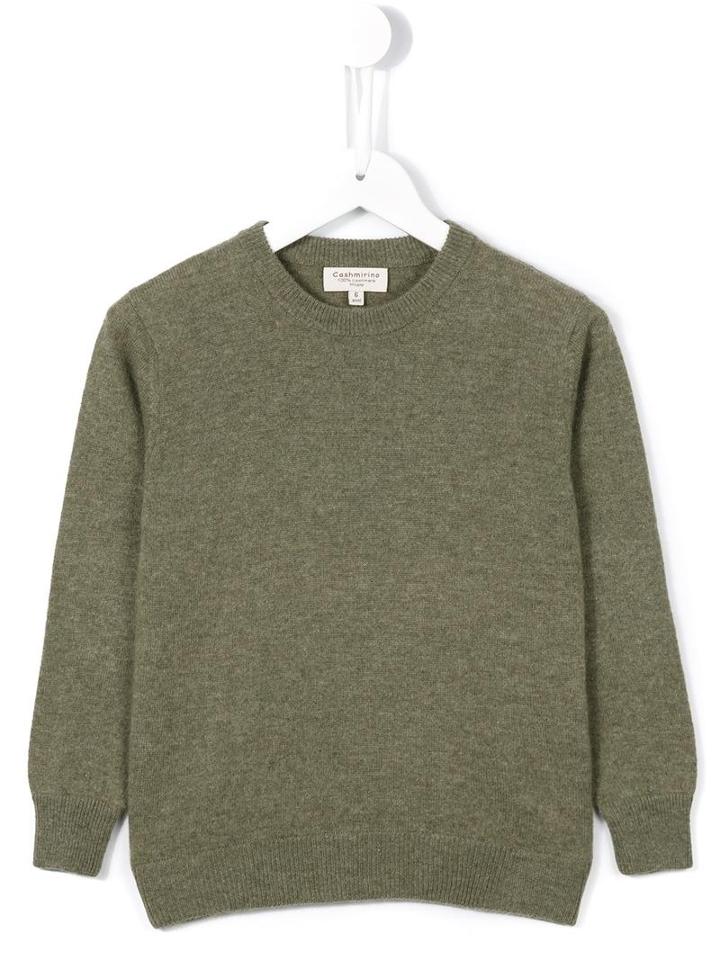 Cashmirino Crew Neck Pullover, Toddler Boy's, Size: 2 Yrs, Green