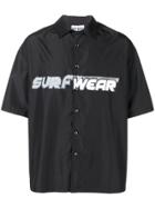 M1992 Surf Wear Print Shirt - Black