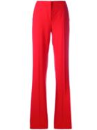 Max Mara 'duomo' Wide Leg Trousers, Women's, Size: 38, Red, Spandex/elastane/virgin Wool