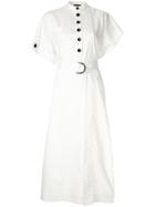 Eudon Choi Belted Shirt Dress - White