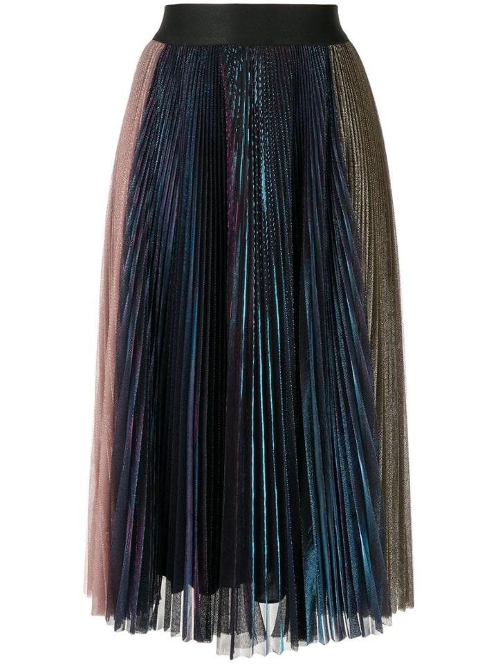 Rachel Comey Multicoloured Pleated Midi Skirt - Blue