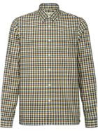Prada Checked Shirt - Yellow