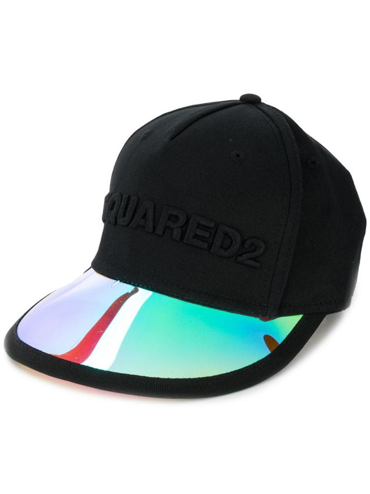 Dsquared2 Wide Visor Baseball Cap - Black