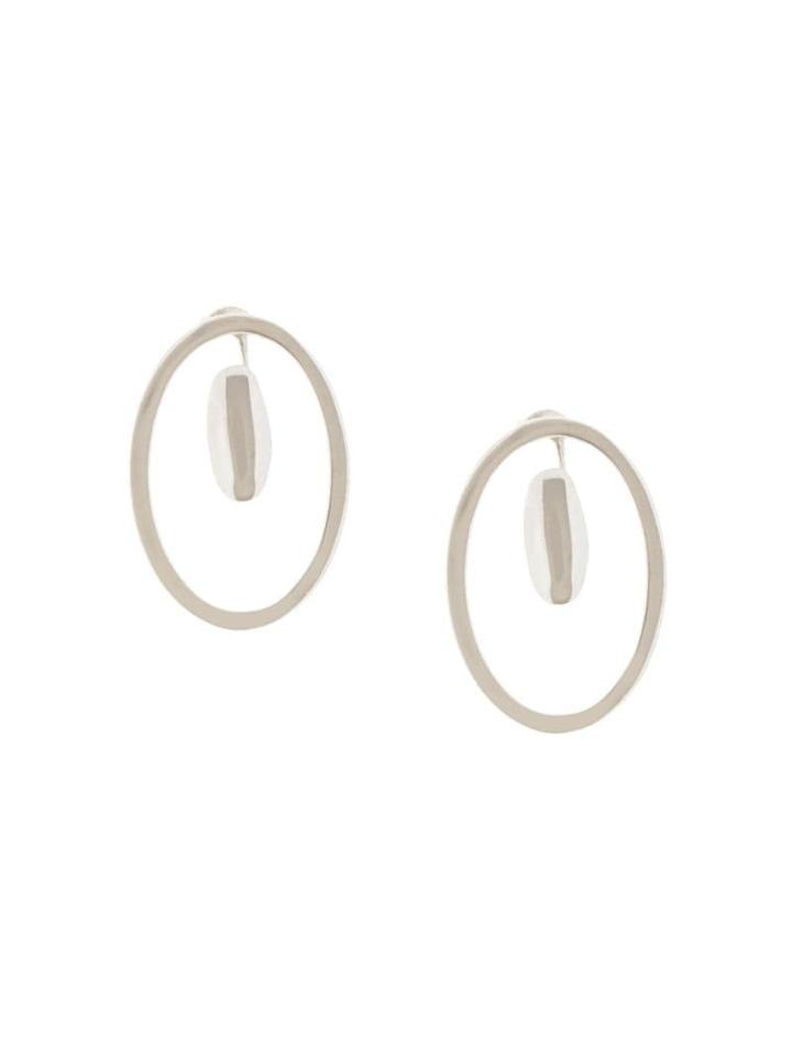 Fjord Small Hoop Earrings - Silver