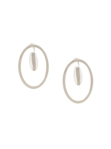 Fjord Small Hoop Earrings - Silver