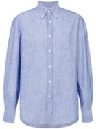 Brunello Cucinelli - Classic Plain Shirt - Men - Cotton - L, Blue, Cotton