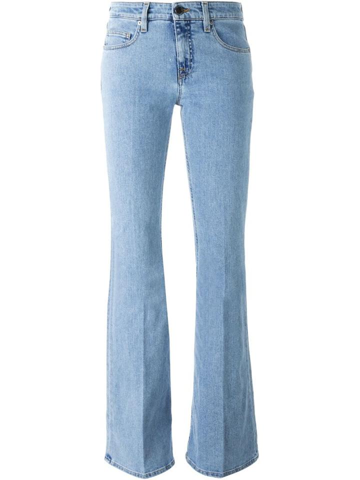 Victoria Victoria Beckham Flared Jeans, Women's, Size: 30, Blue, Cotton/spandex/elastane