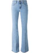 Victoria Victoria Beckham Flared Jeans, Women's, Size: 30, Blue, Cotton/spandex/elastane