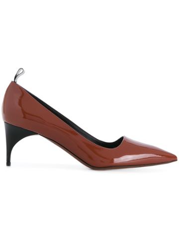Alain Tondowski Low Pointed Pumps - Brown