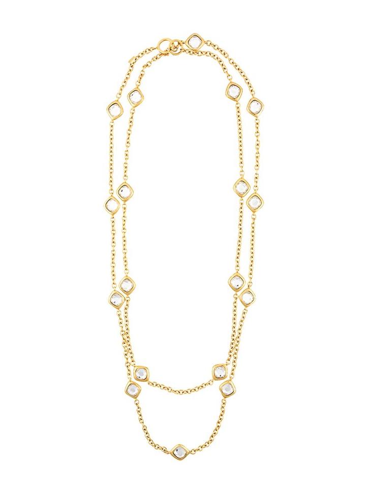 Chanel Vintage Crystal Embellished Necklace