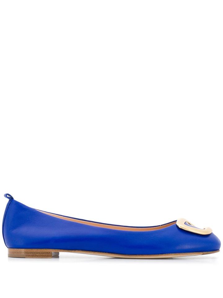 Rupert Sanderson New Vedette Ballerinas - Blue