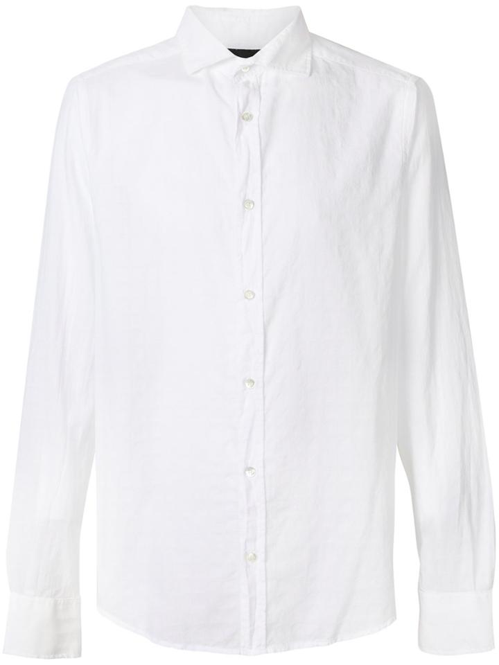 Emporio Armani Long Sleeve Shirt - White