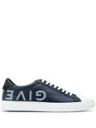 Givenchy Logo Print Sneakers - Blue