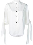 Petar Petrov Tied Sleeve Shirt - White