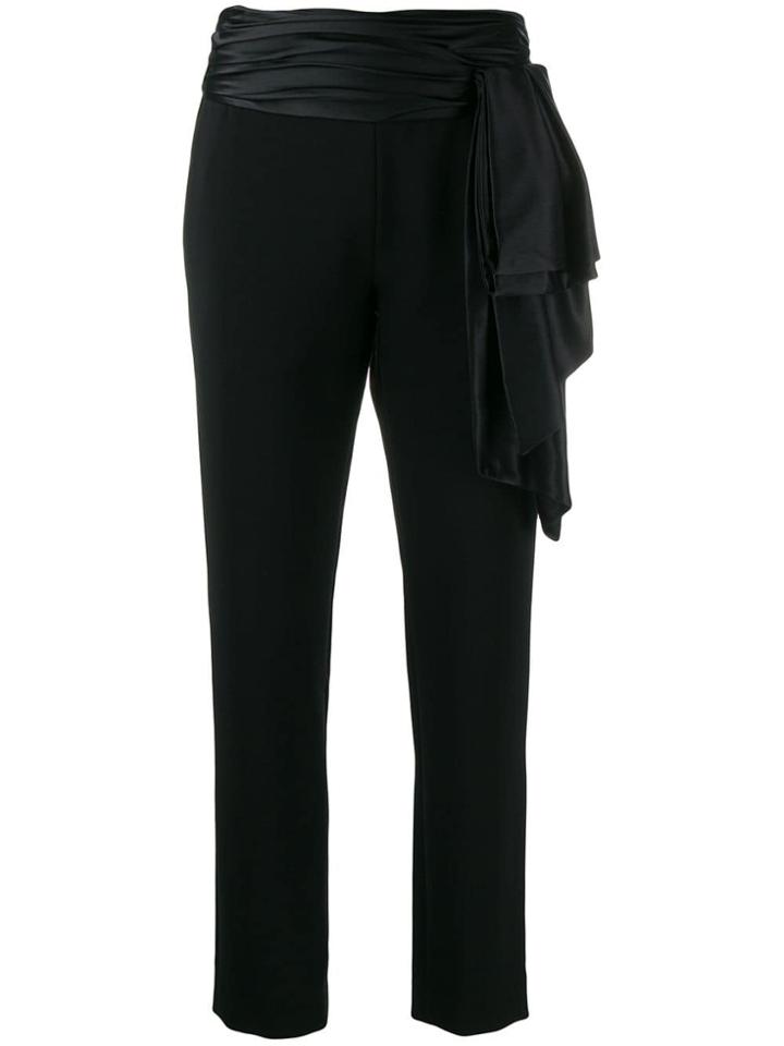 Moschino Tie Sash Trousers - Black