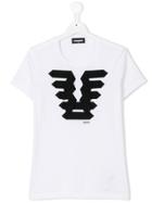 Dsquared2 Kids Front Appliqué T-shirt - White