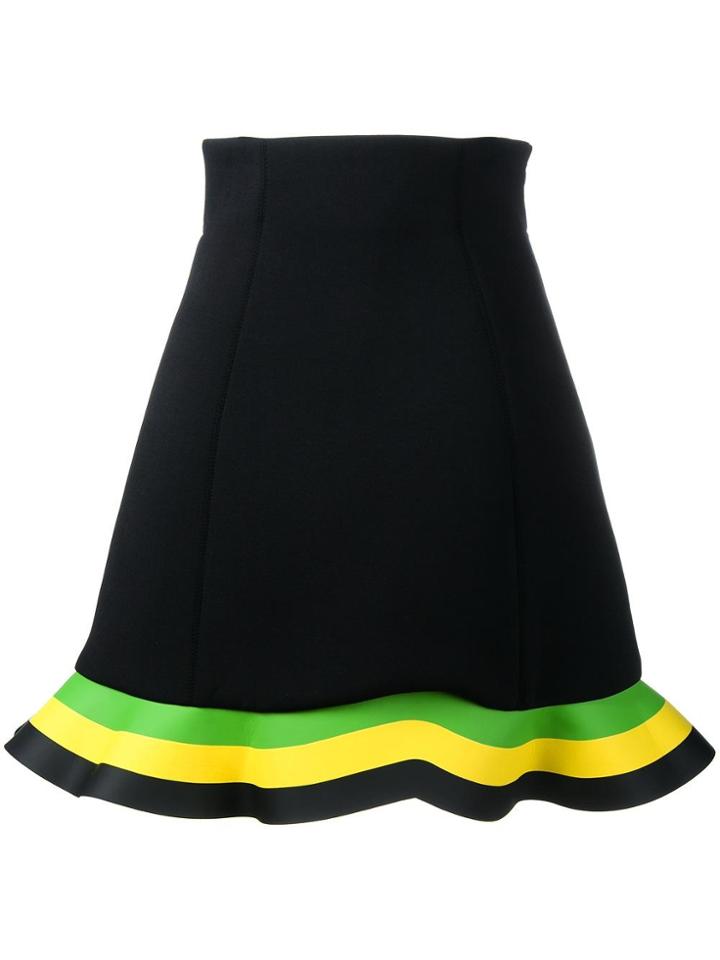 Jw Anderson 'orbit' Hem Skirt - Black