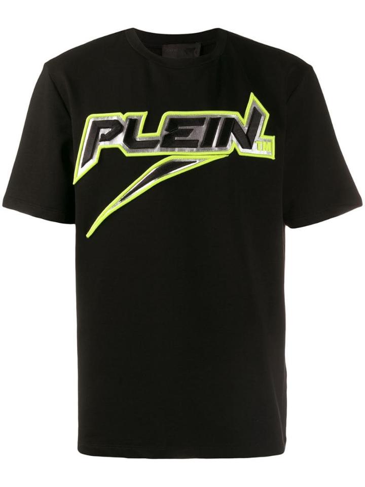 Philipp Plein Embroidered T-shirt - Black