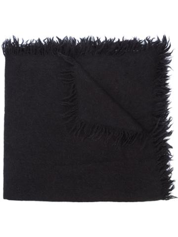 Rick Owens - Wrap Scarf - Men - Alpaca - One Size, Black, Alpaca