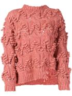 Oneonone Pom Pom Jumper A - Pink