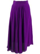 Isabel Marant Étoile Gathered Front Midi Skirt - Purple