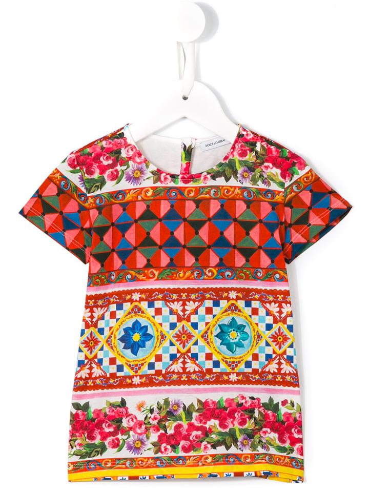 Dolce & Gabbana Kids - Mambo Print T-shirt - Kids - Cotton - 24 Mth