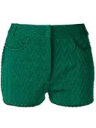 Missoni - Knitted Shorts - Women - Silk/polyester/spandex/elastane/viscose - 38, Green, Silk/polyester/spandex/elastane/viscose
