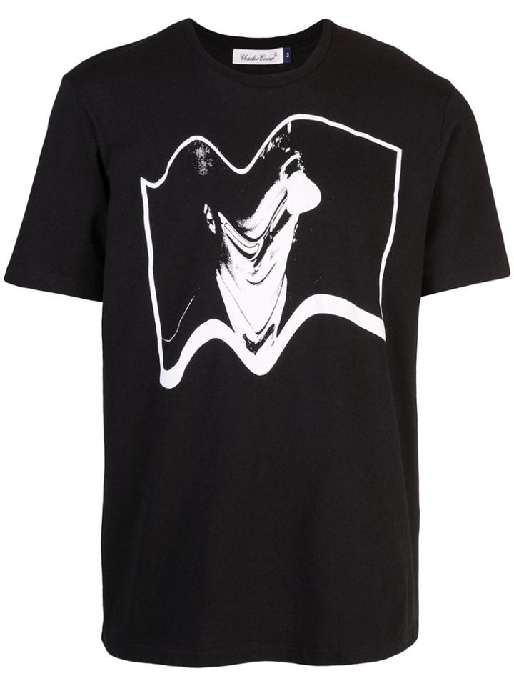 Undercover Warped Graphic Print T-shirt - Black